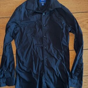 Apt. 9 Premier Flex Slim Fit Shirt in Black